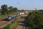Y119 pulls ahead with the first half of the train for Saginaw